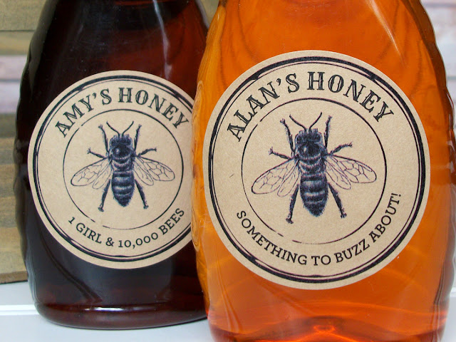 Custom Kraft Seal Honey Bottle Labels