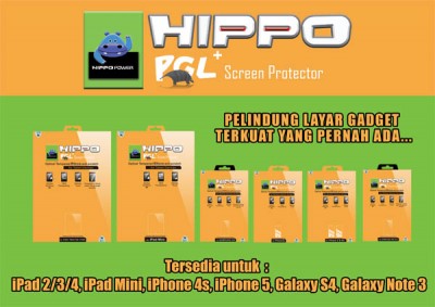 HIPPO PGL+, Screen Protector untuk Gadget Kesayangan