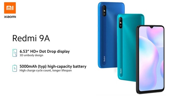  Specifications of Redmi 9A