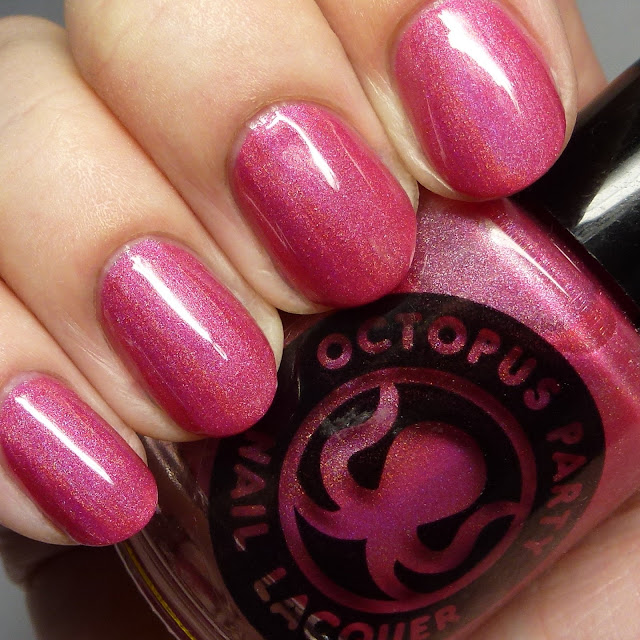 Octopus Party Nail Lacquer Razz Hands
