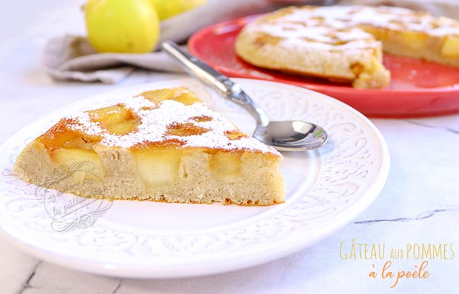 Gateau Aux Pommes A La Poele Sans Four Il Etait Une Fois La