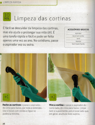 LIMPEZA RÁPIDA DE CORTINAS