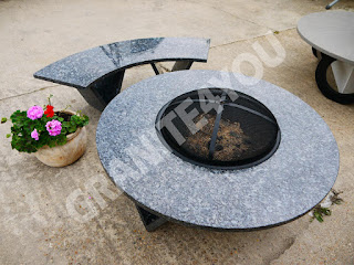 Granite Garden Table