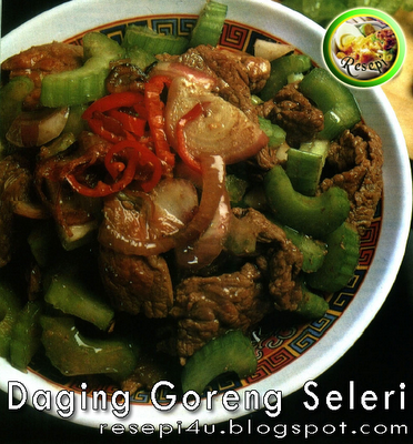 Resepi Masakan Daging: Resepi Daging Goreng Seleri