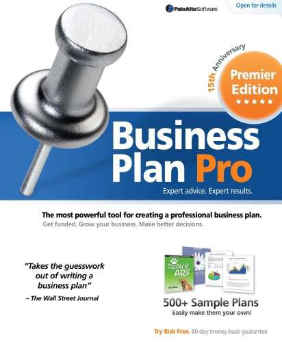 Palo Alto Business Plan Pro Premier 15th Anniversary Edition  [Download] [OLD VERSION]