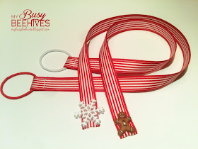 Red and White Christmas bookmarks