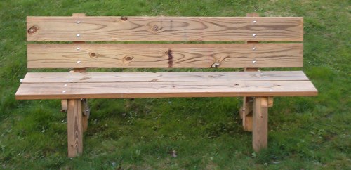 wood bench blueprints