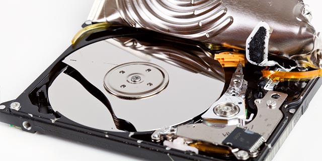 hard disk daune fizice