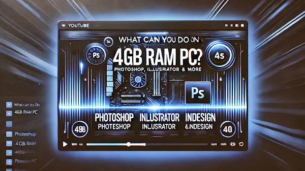 What Can You Do on a 4GB RAM PC? | Photoshop, Illustrator, InDesign & More