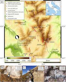 Mapa de localización del terremoto Vettore