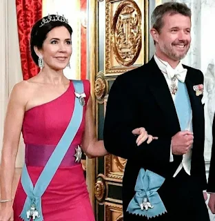 Danish royals hosted gala dinner for Queen Golden Jubilee