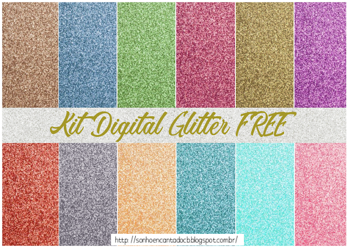 kit digital Glitter  free