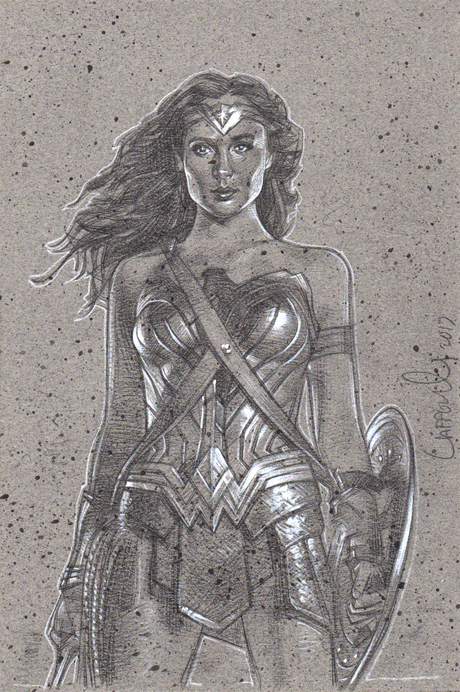 Gal Gadot Wonder Woman, Artwork© Jeff Lafferty