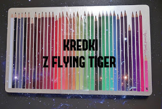 kredki z flying tiger zestaw 36 kredek ołówkowych w metalowym opakowaniu