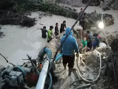 Warga Teluk Singkawang Dihebohkan 2 Penambang Emas Tewas Tertimpa Tanah