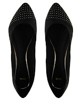 ASOS, dolly shoes, dolly shoe, black dolly shoes, black suede, gold stud