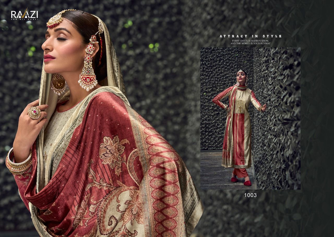 Rama Fashions Flory Raazi Pant Style Dress Material Catalog Lowest Price