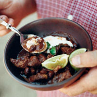 Goat Chili with Eye of the Goat Beans