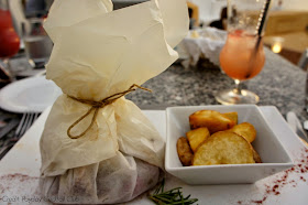 Cocktails at the Ochre Wine Bistro Santorini