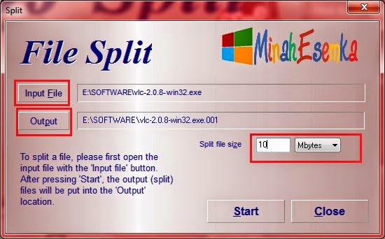 Cara Memecah dan Menggabungkan File Dengan HJSplit