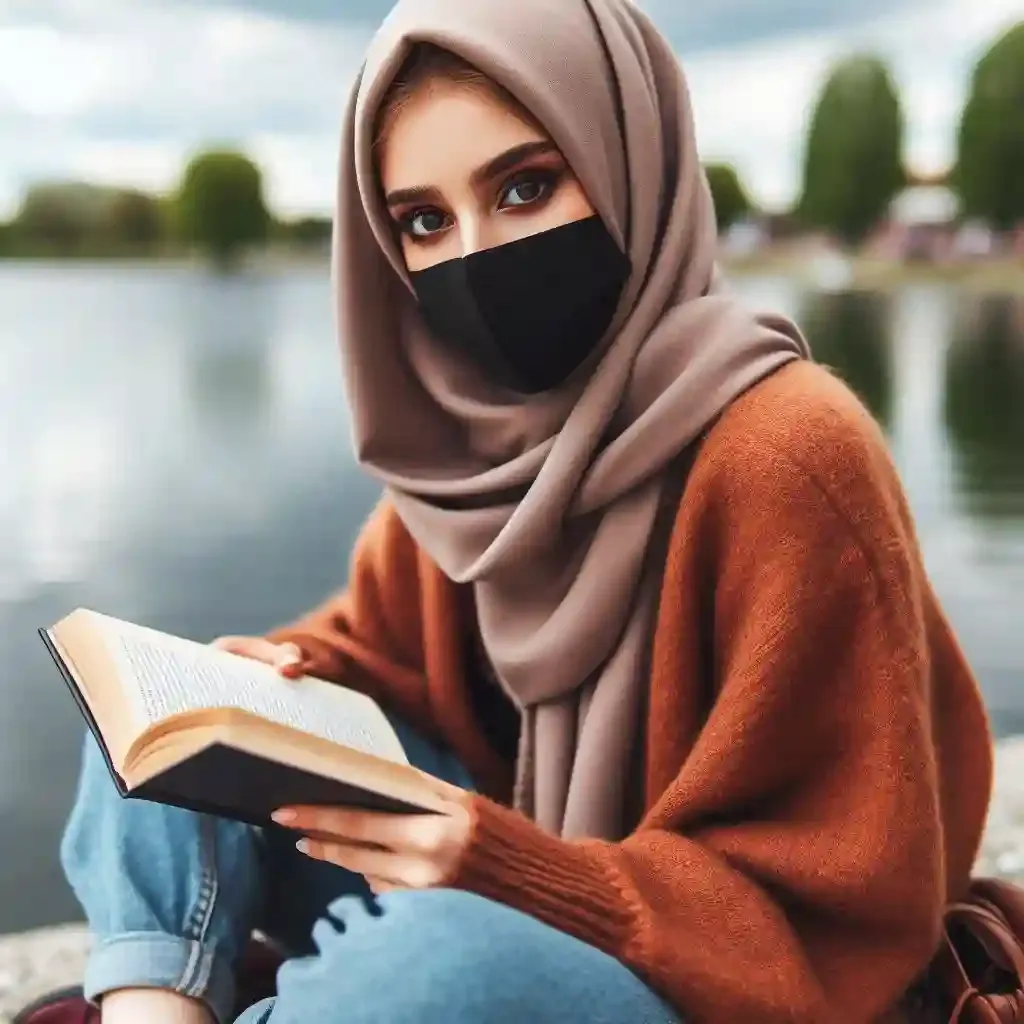 মুখ-ঢাকা-মেয়ের-বই-হাতে-নিয়ে-পিক