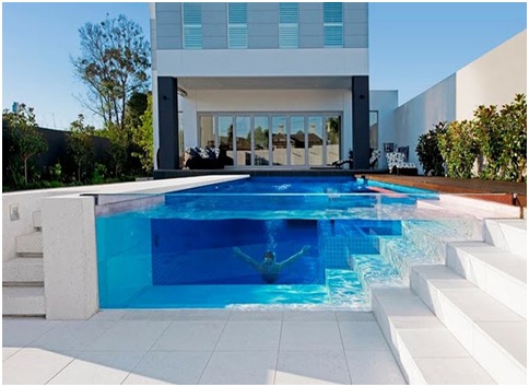 GLASS WALL SWIMMING POOLS