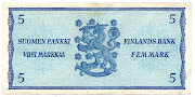 Finlandia. Finlandia #103a anverso. Finlandia #103a reverso