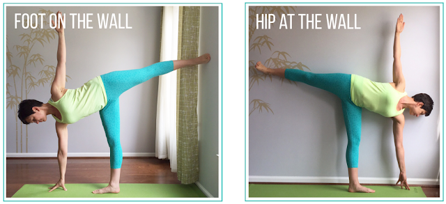 Half Moon Pose (Ardha Chandrasana) variations