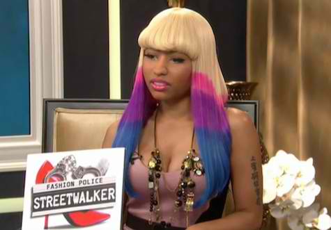 Nicki Minaj plays "Fashion Police" deputy with Joan Rivers in a version of 