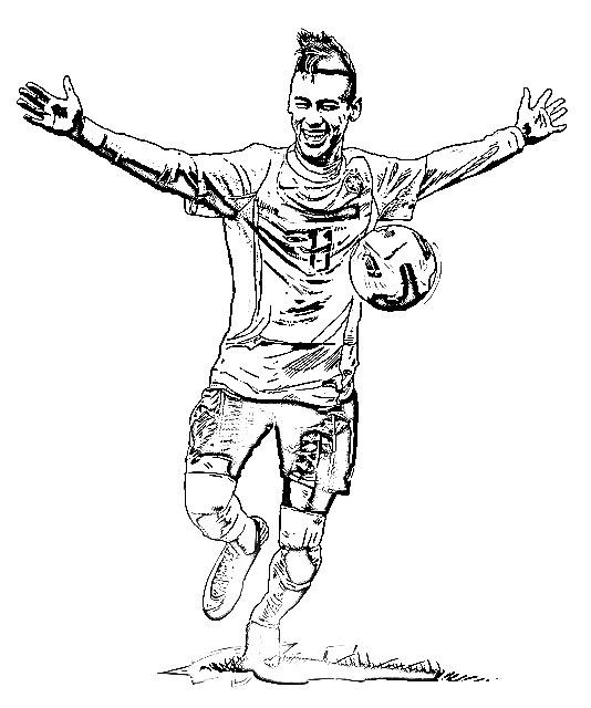 Dibujos De Cristiano Ronaldo Para Colorear - Desenhos De Cristiano Ronaldo Para Colorir Pintar E Imprimir Colorironline Com