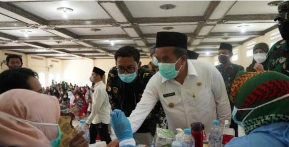 Percepatan Vaksinasi Lansia dan Ibu Hamil Menjadi Tolak Ukur Indikator Penerapan Level PPKM di Kabupaten Pasuruan