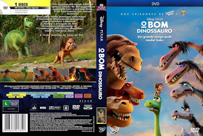 Filme O Bom Dinossauro (The Good Dinosaur) DVD Capa