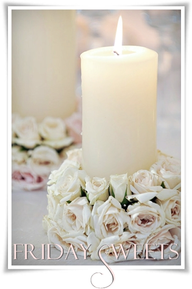 jus rosor, ljus med rosdekoration, candle with roses, rose candle, rose decoration with candel 