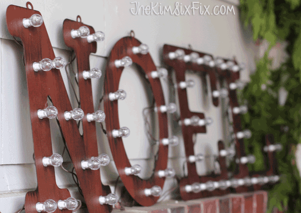 NOEL marquis lights exterior