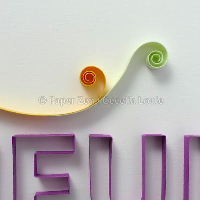 tearing vs cutting quilling paper ends