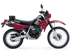 red and black klr 250