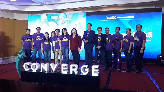 Last December 5, 2018 at the Edsa was the launch of High Speed Pure Fiber Internet, Converge ICT. 