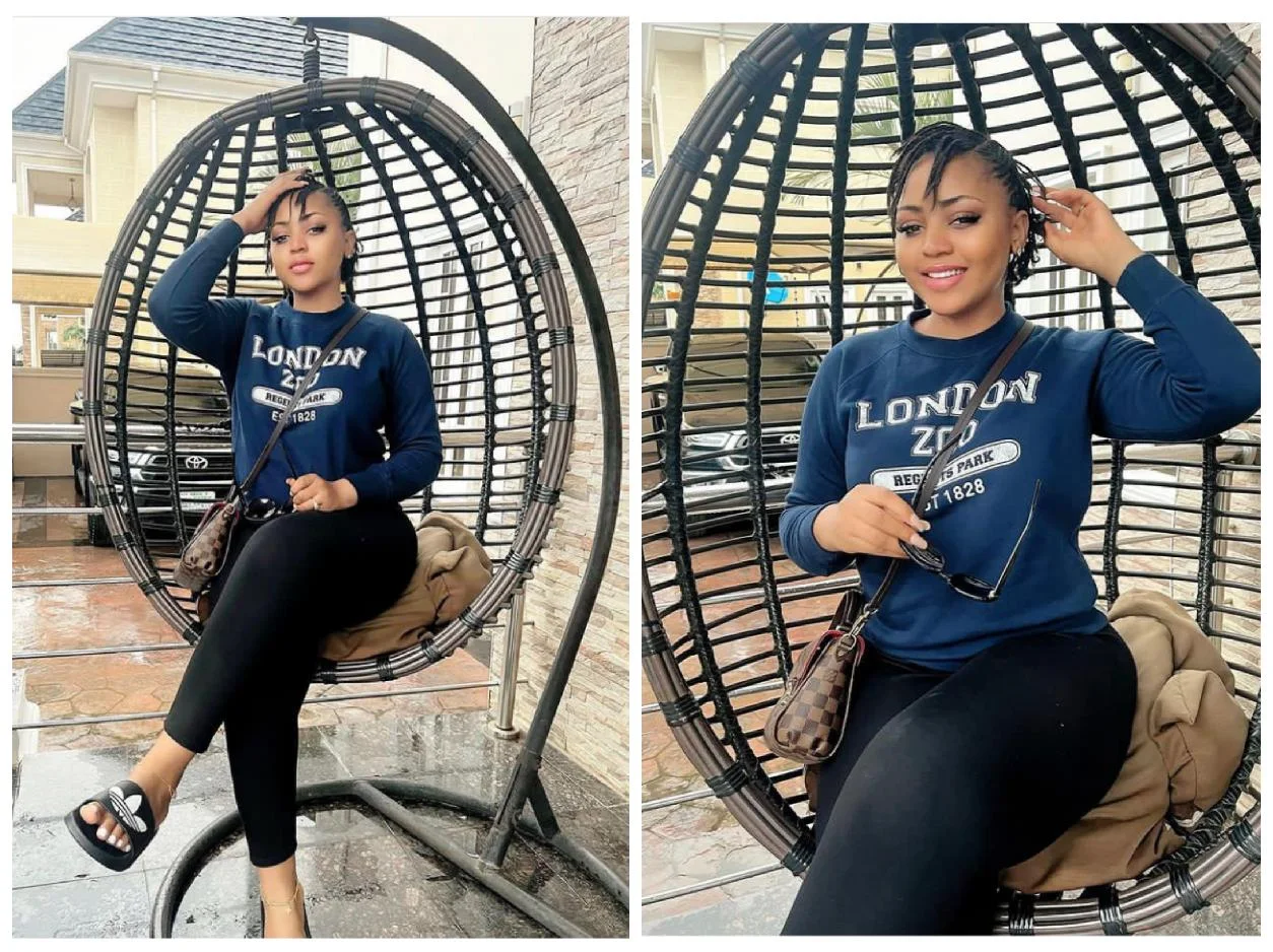 Actress Regina Daniels shares new photos, drops an inspection quote for her fans.