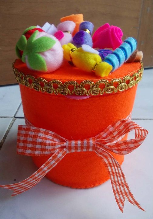  Kerajinan  Tangan Flanel  Felt HandCraft Toples Flanel  