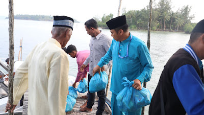 Safari Ramadhan di Pulau Kubung, BKDI BP Batam Salurkan Bantuan ke Musholah Al-Hidayah