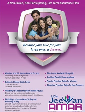 LIC Jeevan Amar policy launched - Check other details