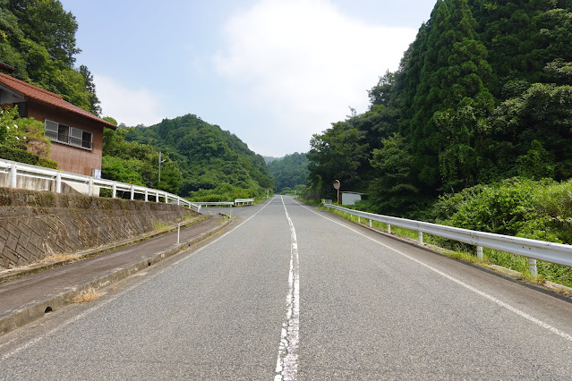 鳥取県道35号西伯根雨線　鳥取県西伯郡南部町東上