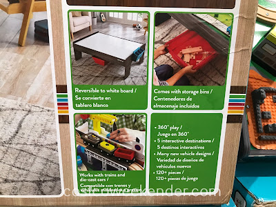 The KidKraft My Own City Vehicle and Activity Table provides your kid a world of his/her own to control