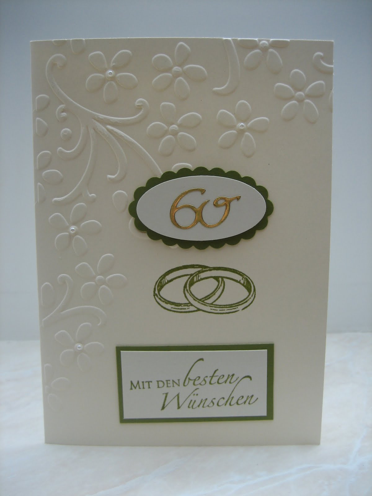 Ingeborgs-Bastelecke: Diamantene Hochzeit