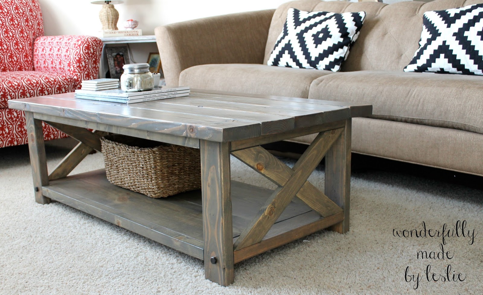 Wonderfully Made: Finished DIY Coffee Table