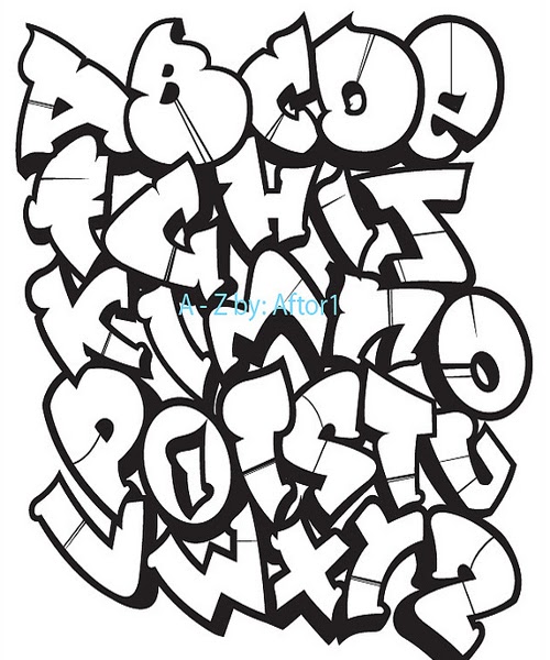 A - Z by Aftor1  Graffiti Alphabet