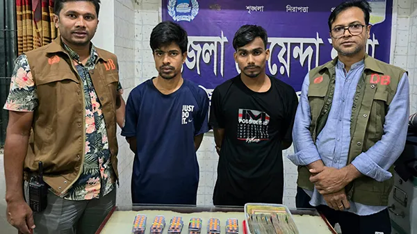 জামালপুরে ডিবি পুলিশের অভিযানে গ্রেফতার ২