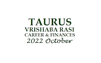 2022 October Rishaba Rasi Phalalu