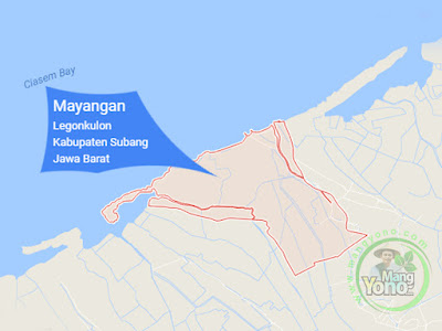 PETA : Desa Mayangan, Kecamatan Legonkulon