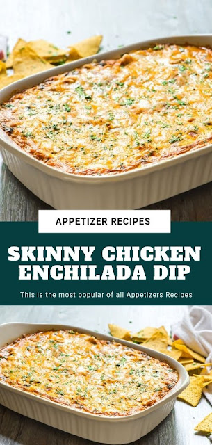 Chicken enchiladas easy, Keto buffalo chicken dip, White chicken enchiladas, Buffalo chicken dip easy, Green chili chicken enchiladas, Chicken enchilada casserole, #Skinny #Chicken #Enchilada #Dip